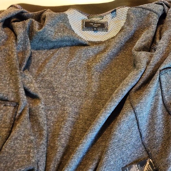 Ted Baker London, "Who Cares, Win", Full Zip Texture Bomber Jacket, Size 5 - Picture 8 of 16